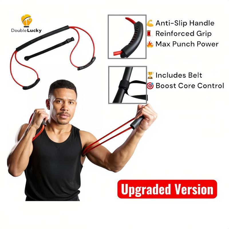 Boxing Resistance Band - Boxing Training Gear - Faster Punch Speed & Power - Full-Body Cardio Training - Ultra Portable - Multiple Resistance Levels Choices - Home Gym Workout Kit