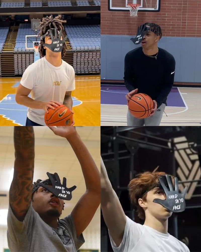 HIYF Basketball Training Tool - Hand in Your Face Shooting Device for Basketball Training