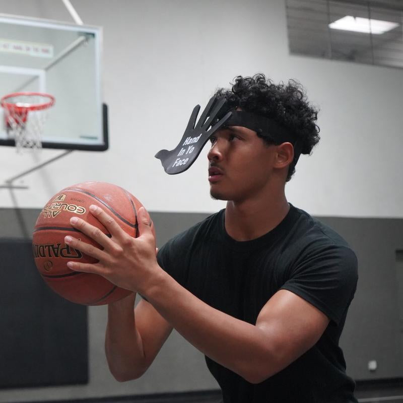 HIYF Basketball Training Tool - Hand in Your Face Shooting Device for Basketball Training