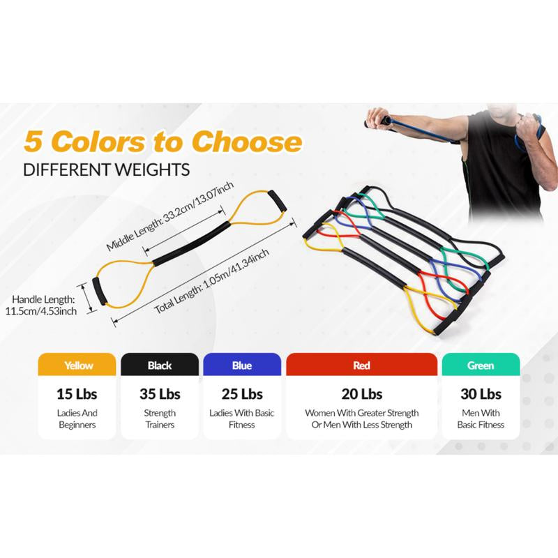 Boxing Resistance Band - Boxing Training Gear - Faster Punch Speed & Power - Full-Body Cardio Training - Ultra Portable - Multiple Resistance Levels Choices - Home Gym Workout Kit